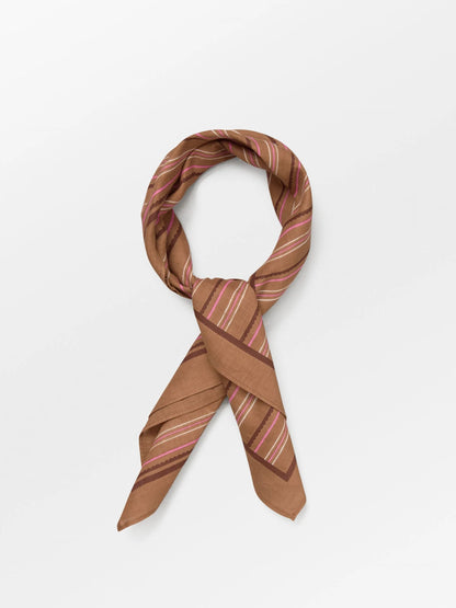 Scallopia Striped Cotta Scarf
