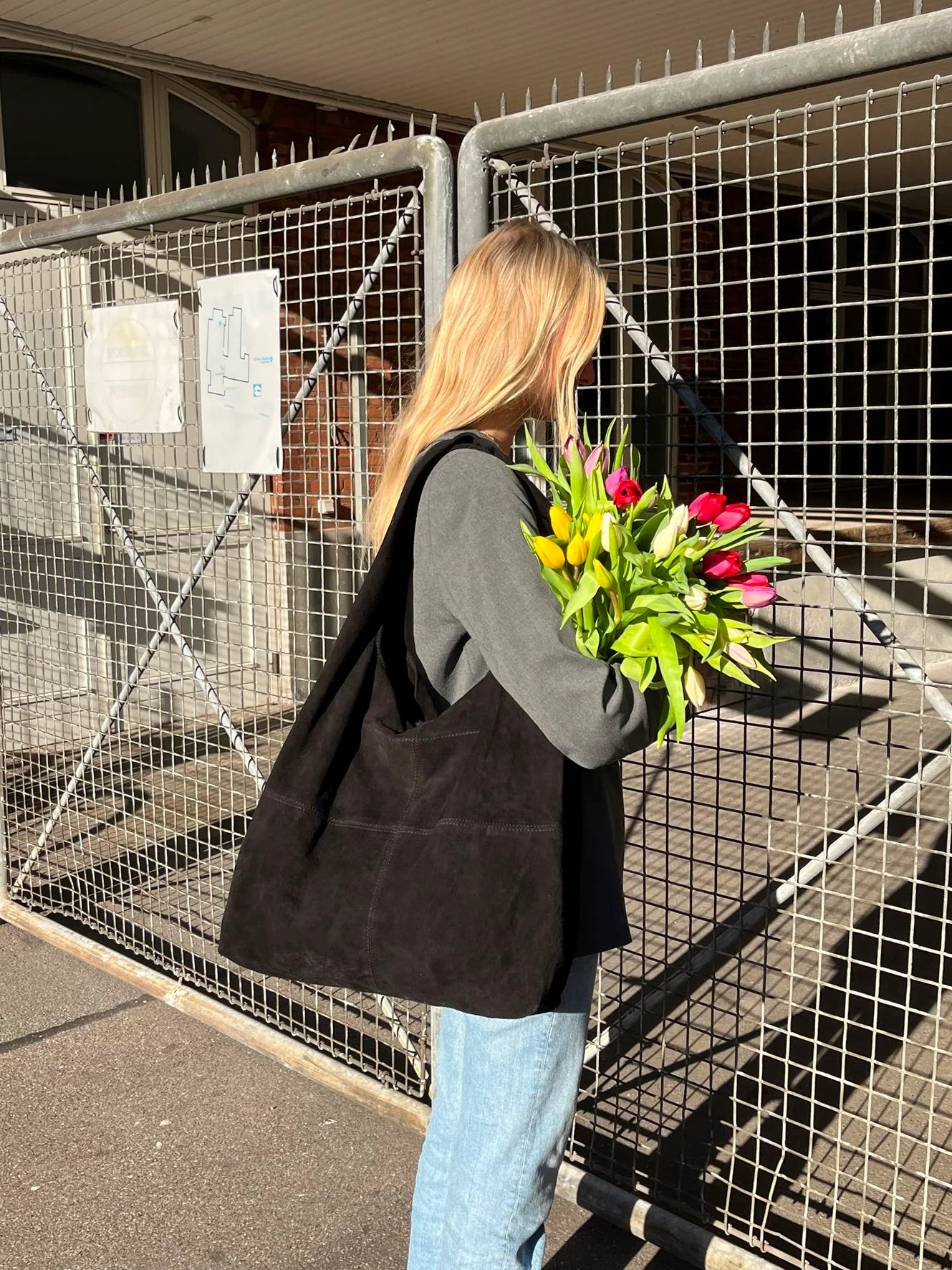 Suede Dalliea Bag
