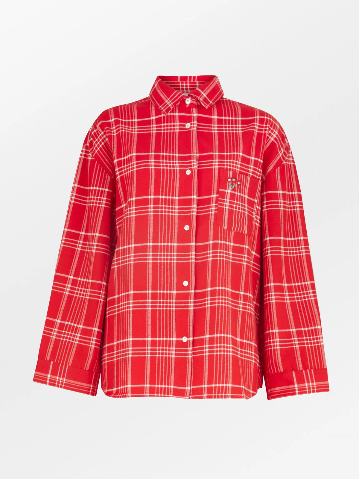 Flannel Grid Pyjamas Shirt