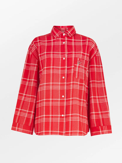 Flannel Grid Pyjamas Shirt