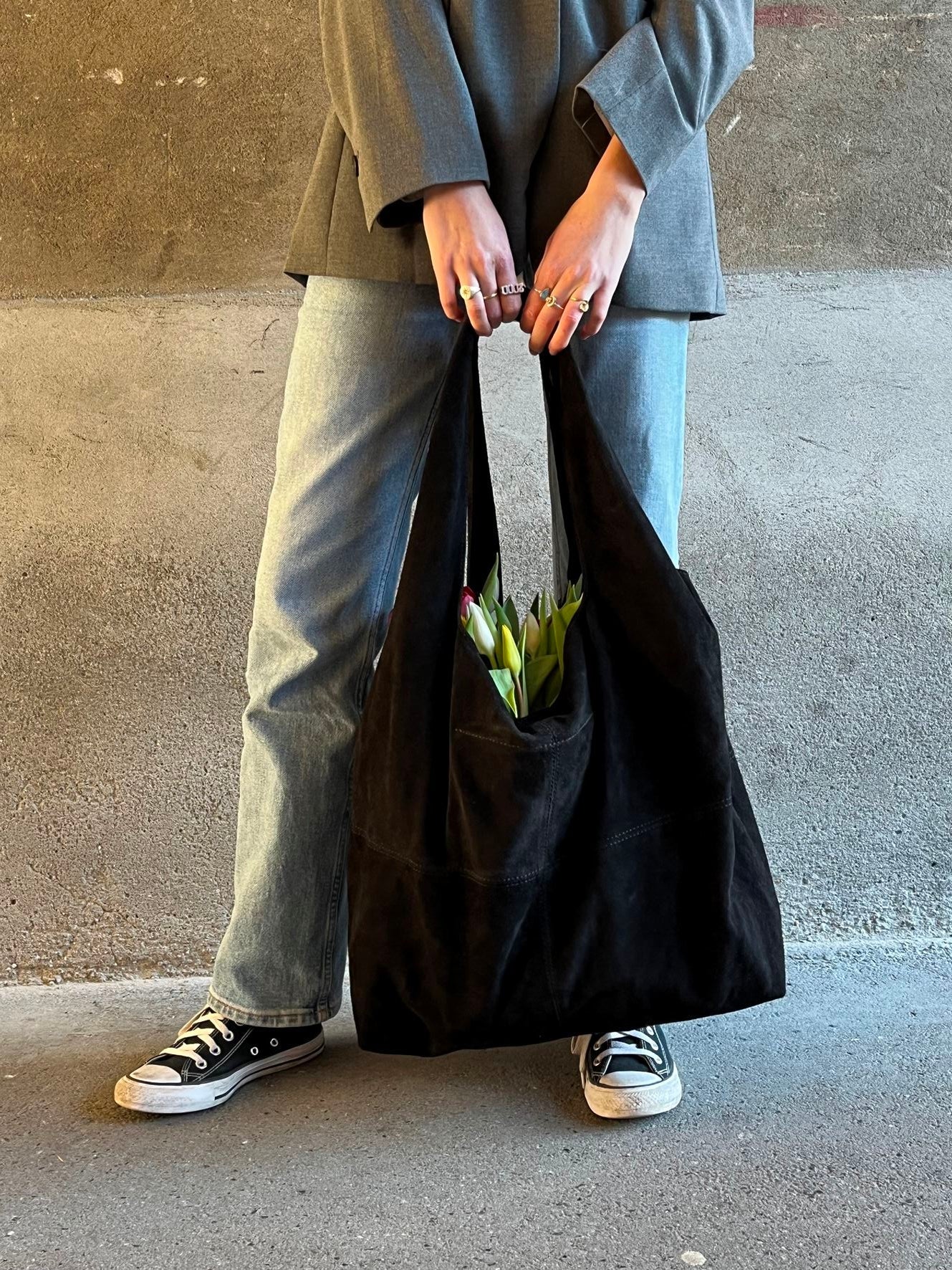 Suede Dalliea Bag