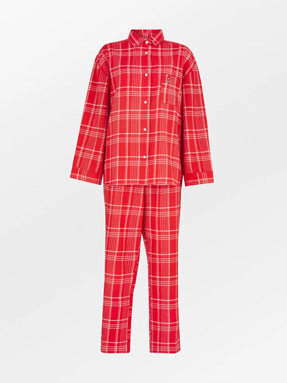 Flannel Grid Pyjamas Shirt