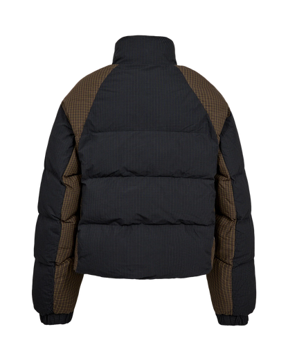 Checked Puffer Jacket