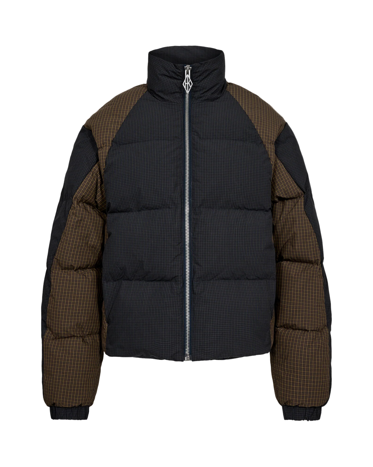 Checked Puffer Jacket