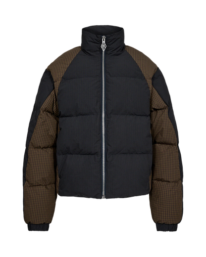 Checked Puffer Jacket