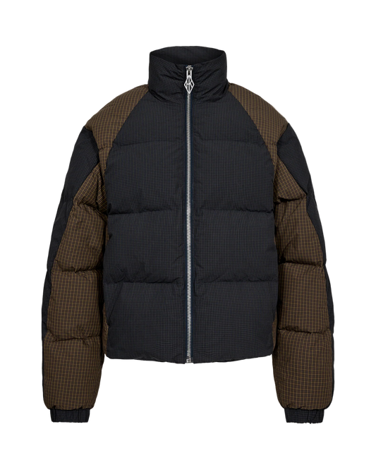 Checked Puffer Jacket