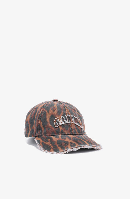 Printed Washed Cotton Ocelot Leopard