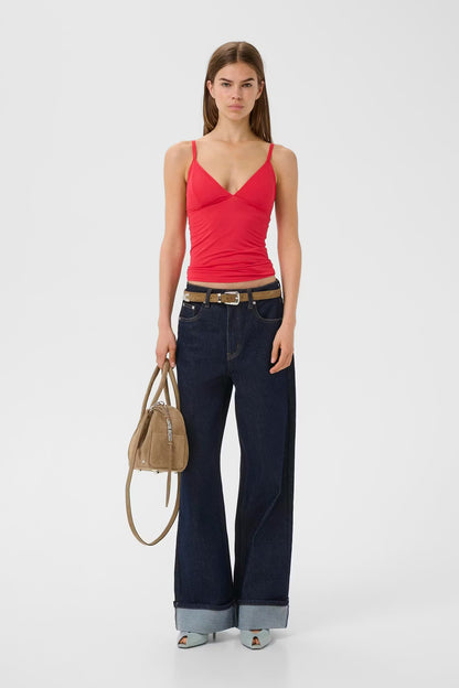sara HW wide jeans unwashed