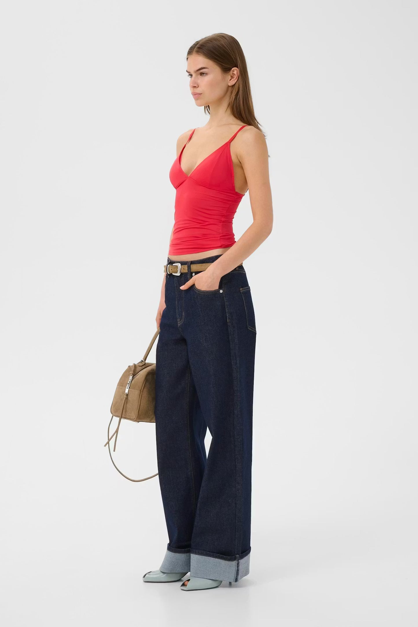 sara HW wide jeans unwashed
