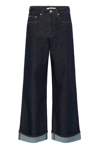 sara HW wide jeans unwashed