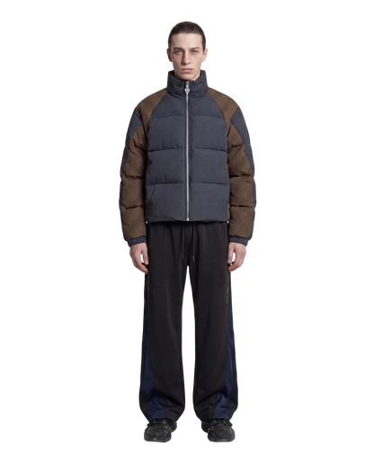 Checked Puffer Jacket