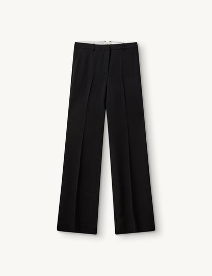 Crepe Wide Pants