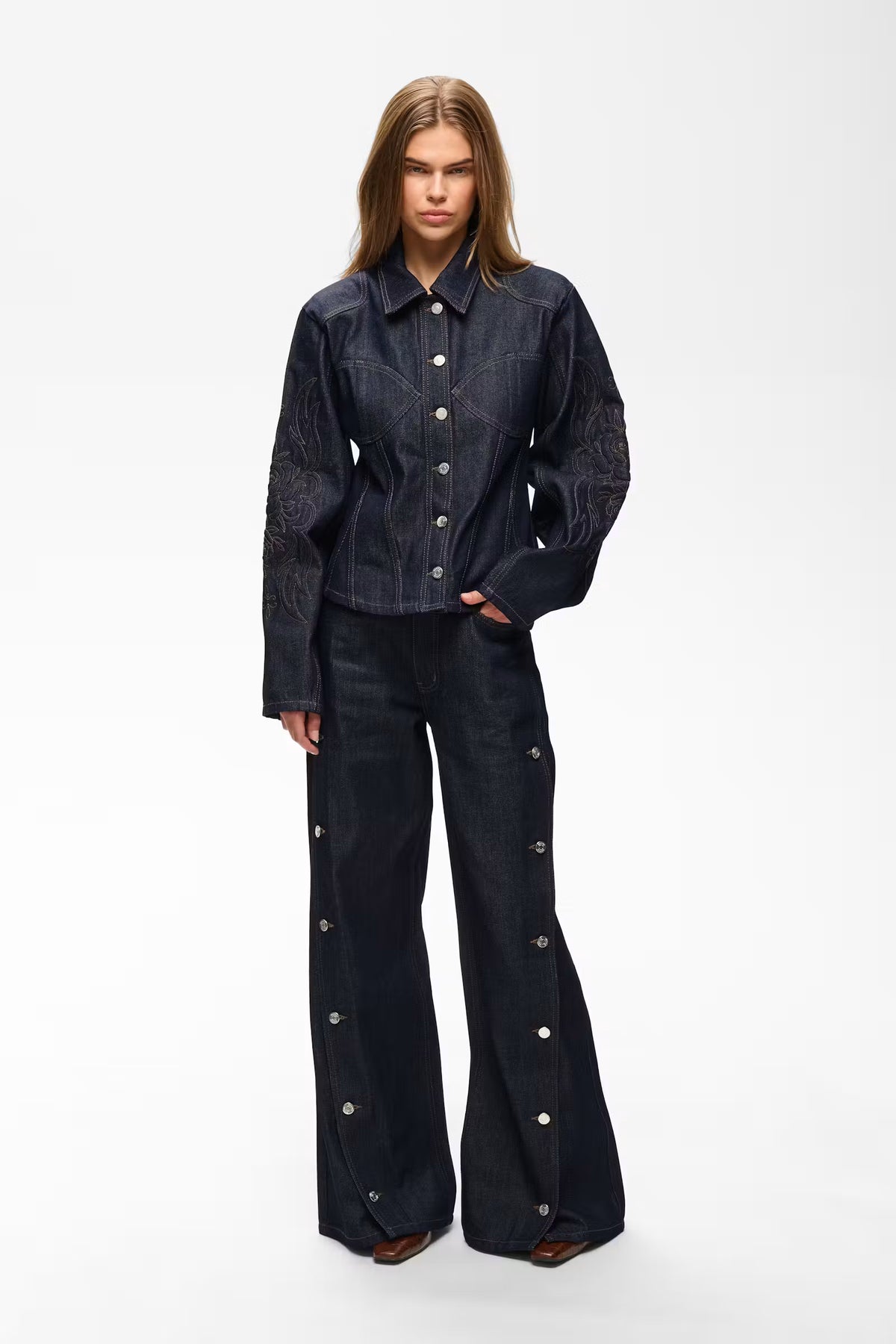 GZthenna HW wide jeans