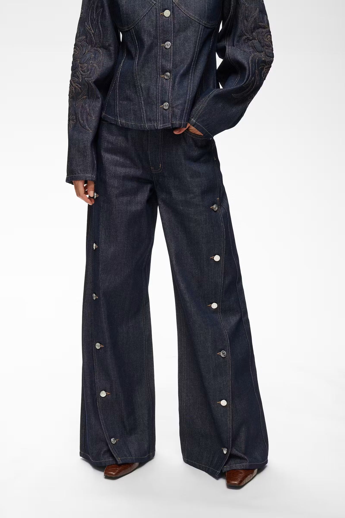 GZthenna HW wide jeans